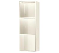 Armoire de rangement encastrée à 3 niveaux pour salle de bain - Fixation murale - Pas d'installation de carrelage nécessaire - Étagère peu encombrante pour articles de toilette et accessoires