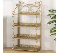 Armoire de rangement étroite, étagère à livres en métal à 3/4/5 niveaux, bibliothèque portable, sans assemblage, pliable pour chambre à coucher et salon