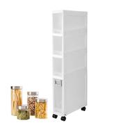 Armoire de rangement étroite pour salle de bain | Grande et fine avec tiroirs - Commode polyvalente pour la maison, la cuisine, la buanderie, la chambre à coucher, l'entrée, le bureau et la salle à