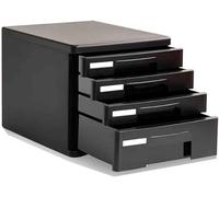 Armoire de rangement fichiers - Classeur bureau, classification mémo à 4 et 5 tiroirs, éléments essentiels for les classeurs la vie au, noirs(4 drawers)