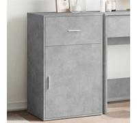 Armoire de rangement gris béton 56,5x39x90 cm bois d ingénierie Gris béton G