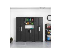 Keter Armoire de rangement haute Detroit Noir