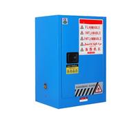 Armoire de rangement inflammable avec étagères réglables, acier galvanisé, design anti-fuite pour usage commercial et industriel