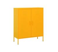 Armoire de rangement Jaune moutarde 80x35x101,5 cm Acier