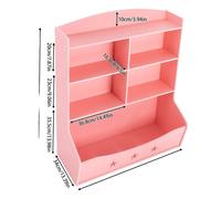 Armoire de rangement, matériau PVC, capacité de charge 50 kg, rose