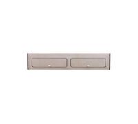 Armoire de Rangement MDF Rebord Noir 120 x 25 x 25cm Placard Cuisine Camping Car