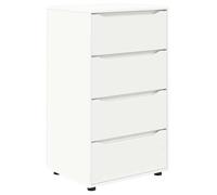 vidaXL Armoires de rangement 2 pcs Blanc 60 x 48 x 105 cm