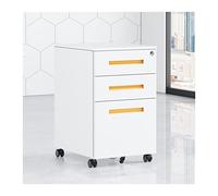 Armoire de rangement mobile en acier à 3 tiroirs avec serrure sécurisée pour bureau avec table basse nizer du sol au plafond pour la sécurité des documents à la maison et au bureau