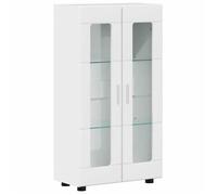 Armoire de rangement moderne - BEST-HOME - Buffet - Blanc brillant - 55 5x29x100cm - Bois d'ingénierie - Pour séjour 3_3332327