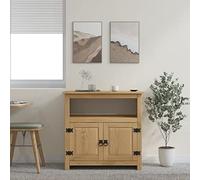 Armoire de rangement moderne pour salon - Meuble TV - Style mexicain - En pin massif - Corona - 80 x 43 x 78 cm - Pour salon, chambre à coucher, etc
