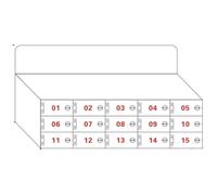 Armoire de rangement murale à 950 compartiments pour téléphone portable, organiseur verrouillable en acrylique transparent pour employé, bureau et école, solution de rangement durable et sécurisée