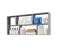 Armoire de rangement murale flottante, étagère cube flottante, étagère de rangement de couleur de cheveux, étagère en bois pour beauté, spa, salon, chambre à coucher, cuisine