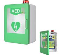 Armoire de rangement murale for défibrillateur AED, défibrillation cardiaque en plastique avec alarme, armoire de premiers secours, position de séparation réglable, commande à double interrupteur, con