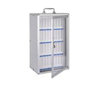 Armoire de rangement murale pour téléphone avec serrure de sécurité et poignée, en alliage d'aluminium, tableau de poche transparent pour salle de classe, bureau, organisation de téléphone portable