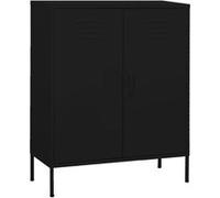 Armoire de rangement Noir 80x35x101,5 cm Acier Noir G