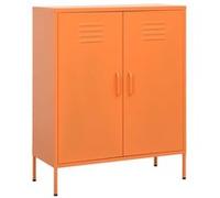 Armoire de rangement Orange 80x35x101,5 cm Acier orange G