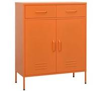 Armoire de rangement Orange 80x35x101,5 cm Acier Orange G