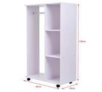 Armoire de rangement penderie à roulettes