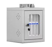 Armoire de rangement portable pour téléphone portable avec 10 emplacements sécurisés pour salle de classe pour appareils mobiles Design ventilé Parfait pour les écoles et les bureaux Solution de