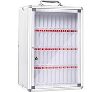 Armoire de rangement portable verrouillable pour téléphone portable - Support sécurisé pour appareils mobiles pour salles de classe, bureaux et zones publiques