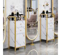 Armoire de rangement pour coiffeur - Chariot de barbier avec tiroirs à outils, équipement de salon de beauté, sèche-cheveux pour coiffeur professionnel
