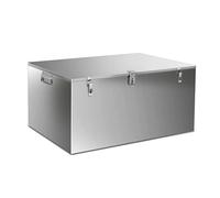 Armoire de Rangement pour Le Garage 201 Multifonction Boîte À Outils en Acier Inoxydable avec Tige de Support et Poignée de Transport Étanche et Inoxydable Boite Rangement Outils(50x40x30cm)
