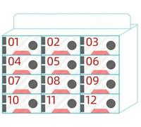 Armoire de rangement pour téléphone en acrylique avec port de charge, casier mural pour téléphone portable à 12 portes, rangement sécurisé avec verrous et clés pour maison/bureau