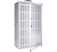 Armoire de rangement pour téléphone portable - 60 bits pour étudiant - Coffre-fort sécurisé pour les examens et les camps d'entraînement - Boîte de gestion de téléphone portable nized Argent