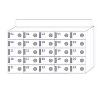 Armoire de rangement pour téléphone portable - Casier d'employé pour l'école et le bureau - Conteneur sécurisé pour téléphone portable pour les usines et les entreprises - Design compact
