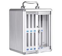 Armoire de rangement pour téléphone portable - Casiers 12 bits pour une gestion sécurisée des examens, des camps d'entraînement et la sécurité des appareils mobiles - Boîte de dépôt verrouillable pour