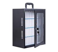 Armoire de rangement pour téléphone portable - Organiseur mural robuste pour verrouillage sécurisé - Construction en acier durable pour bureaux, écoles et espaces publics