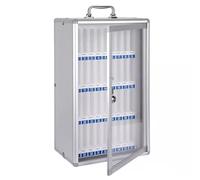 Armoire De Rangement pour Téléphones Portables 12/24/36/48/60 Slots Alloy Aluminum Locker Box Metal Wall Mount Locking Organizer Organiseur Mural Verrouillable pour Salle De Classe, Bureau(36)