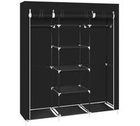 Armoire de rangement pour vêtements ALIGHTUP - 69"" avec tissu non tissé et tige de suspension - Noir