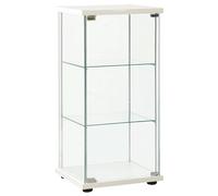 Armoire de Rangement Rangement Organisateur Intérieur Verre Trempé Blanc vidaXL