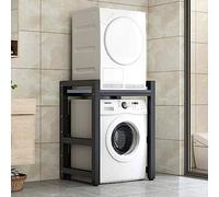 Armoire de rangement robuste pour machine à laver et sèche-linge - Kit d'empilage pour buanderie, unité de lave-linge pour salle de bain et cuisine, capacité de 300 kg, organisateur peu encombrant.