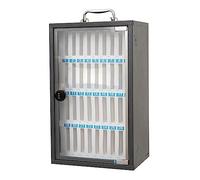 Armoire de rangement sécurisée en acier pour téléphone portable avec serrure à mot de passe, boîte de rangement pour téléphone portable pour un transport facile, idéale pour les bureaux et les écoles