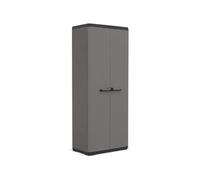 Armoire De Rangement Utilitaire Più - Keter - 3 Tablettes Réglables - Gris Anthracite Et Noir