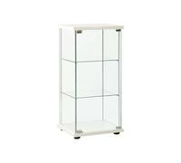 Armoire de Rangement Rangement Organisateur Intérieur Verre Trempé Blanc vidaXL