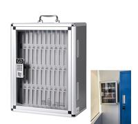 Armoire de rangement verrouillable en acrylique transparent pour téléphone portable pour une gestion sécurisée des appareils dans les écoles, les bureaux et les lieux de travail. Protégez et organisez