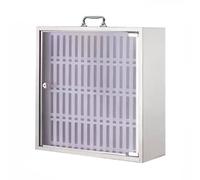 Armoire de rangement verrouillable en aluminium pour téléphone portable avec serrure de porte 60 emplacements pour un rangement sécurisé des appareils - Parfait pour les bureaux et les espaces publics