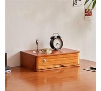 Armoire de rangement verrouillable en bois naturel, 4 tiroirs pour la maison et le bureau, solution de stockage de données sécurisée, finition en bois élégante, idéale pour les essentiels