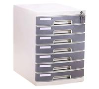 Armoire de rangement verrouillable en plastique A4 avec tiroir de rangement pour documents de bureau et organiseur de bureau pour une gestion efficace des fichiers et des approvisionnements