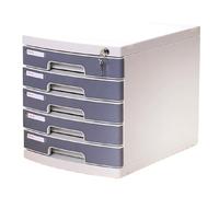 Armoire de rangement verrouillable en plastique A4 avec tiroir de rangement pour documents de bureau et organiseur de bureau pour une gestion efficace des fichiers et des approvisionnements