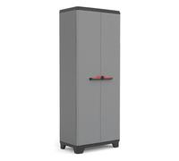 Armoire de rangement avec étagères Stilo Gris et noir 173 cm - Keter