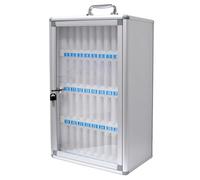 Armoire de rangement verrouillable pour téléphone portable - Coffre-fort pour les étudiants et les ateliers - Organisateur de conférence - Casier de rangement sécurisé pour téléphone portable avec clé