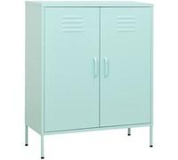 vidaXL Armoire de rangement Vert menthe 80x35x101,5 cm Acier