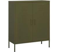Armoire de rangement Vert olive 80x35x101,5 cm Acier Vert olive G