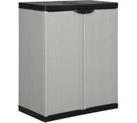 Armoire de rangement - vidaXL - 340981 - Gris/noir - 68x40x85 cm - Avec serrure de sécurité