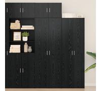 Armoire De Rangement Vidaxl Chêne Noir 70x42.5x225 Cm Bois D'ingénierie, Armoire Murale Vidaxl Chêne Noir 70x42.5x40 Cm Bois D'ingénierie