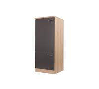 Armoire De Rénovation Réfrigérateur 60 Cm Chêne Scié Gris Merle Respekta